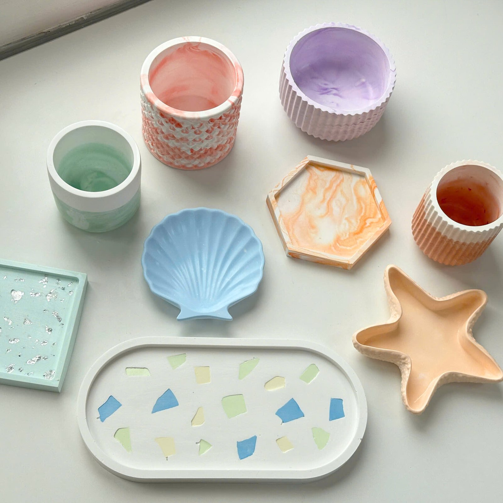 Bộ thạch cao nhiều màu 1308