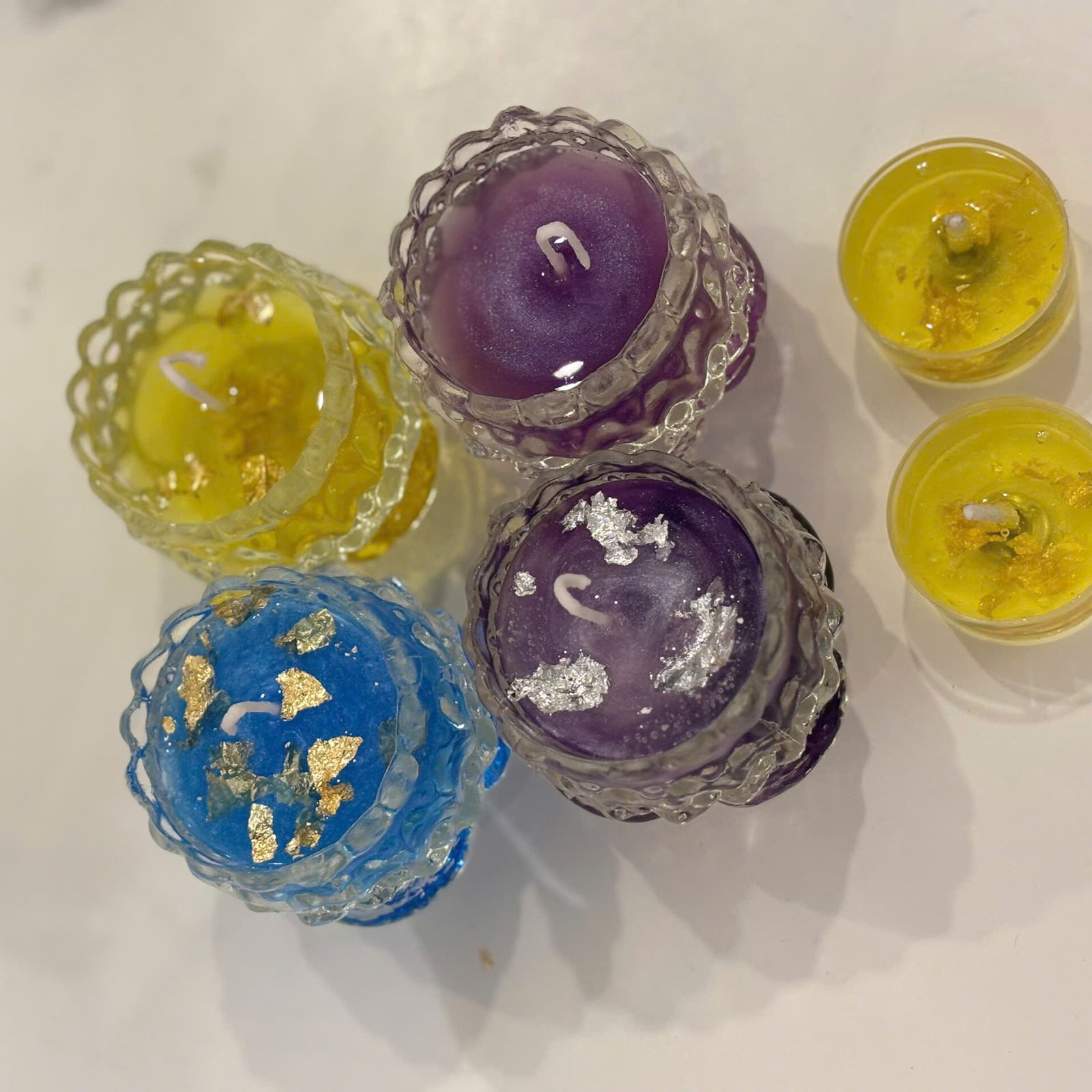 nến cúng dường dát vàng 1408