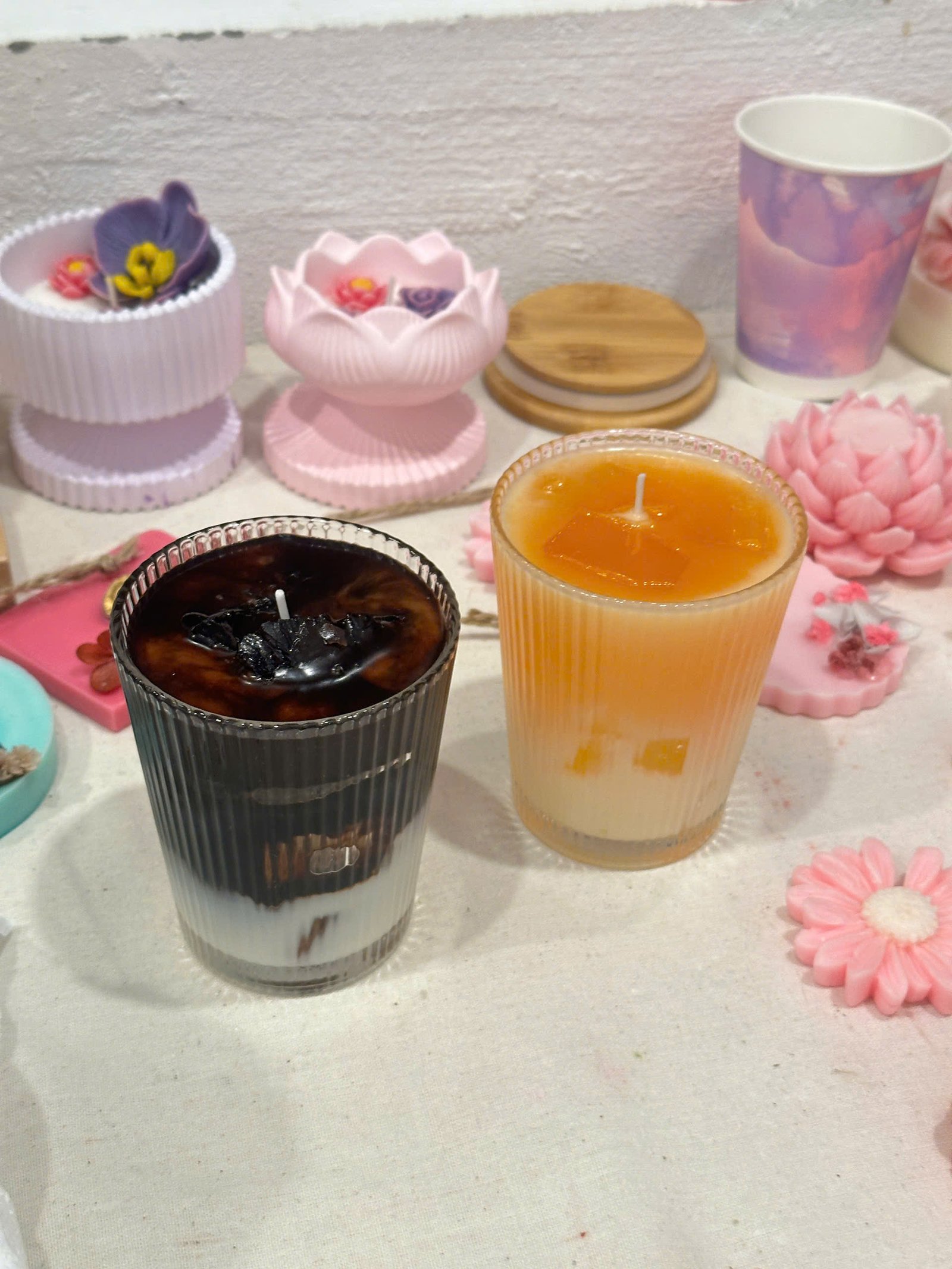 Nến cà phê sữa 13083